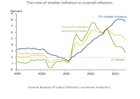 The role of shelter inflaction